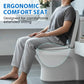 📢📢50 % Rabatt!! ⏰🚽 Ergonomischer Soft-Close-Toilettensitz mit Ein-Klick-Abnehmbefunktion, einfache Montage | 🧽 Dicker PP-Sitz leicht zu reinigen, passend für U/V/O-/quadratische Becken