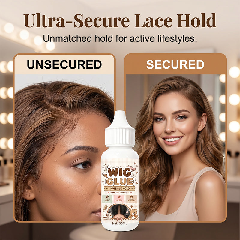 ⏳💥 Nur noch 3 Stunden – 7,99 €!! 🔥💧 Extrem haftender Kleber für Lace Front Perücken – unsichtbarer natürlicher Look