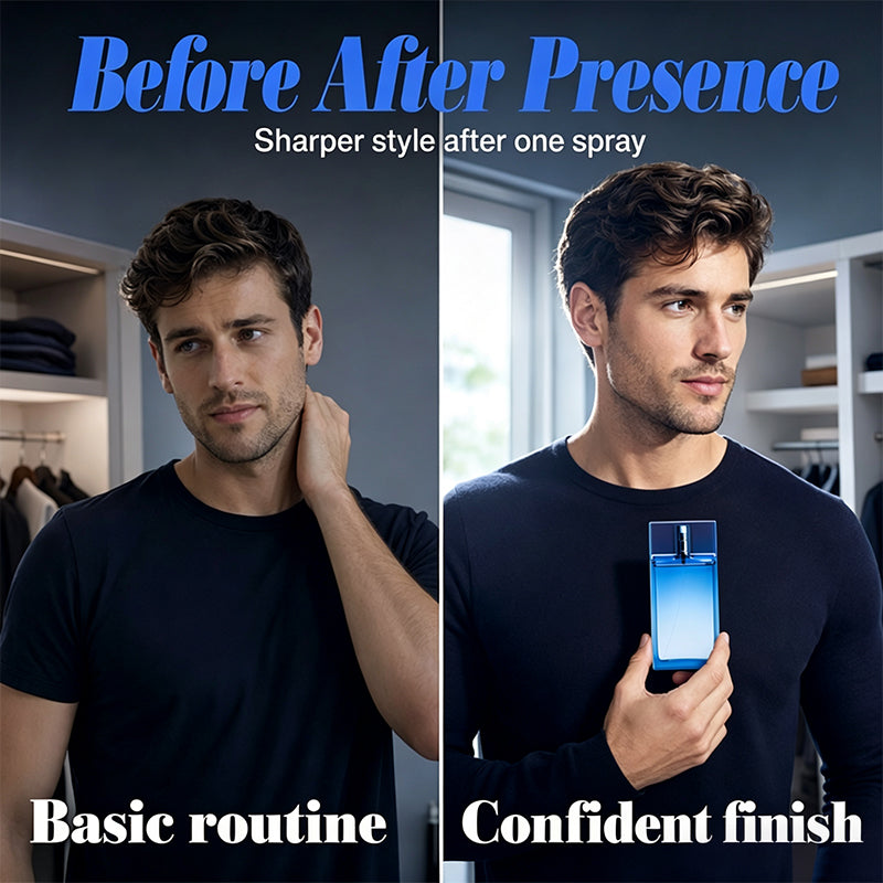 💗LETZTER TAG: 50 % RABATT💕 Eau de Parfum für Herren, 90 ml | Langanhaltender, frischer Zitrus- und aquatischer Duftspray | Arabischer Luxusduft für Ihn | Das perfekte Geschenk für Männer🌊
