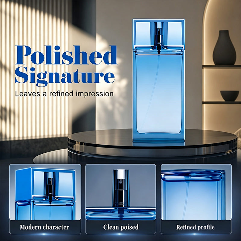 💗LETZTER TAG: 50 % RABATT💕 Eau de Parfum für Herren, 90 ml | Langanhaltender, frischer Zitrus- und aquatischer Duftspray | Arabischer Luxusduft für Ihn | Das perfekte Geschenk für Männer🌊