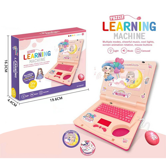 💻 50% RABATT! 🧸 Interaktiver Simulations-Spielzeug-Laptop – Lichter, Töne & Lernspiele – Fördert spielerisch Kreativität & Motorik bei Kindern 🎵