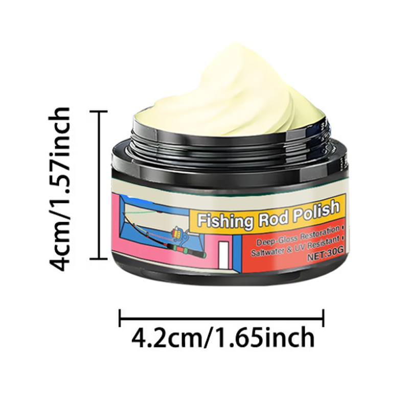 🔥A must-have for fishing enthusiasts✨Saltwater Resistant Fishing Rod Polish