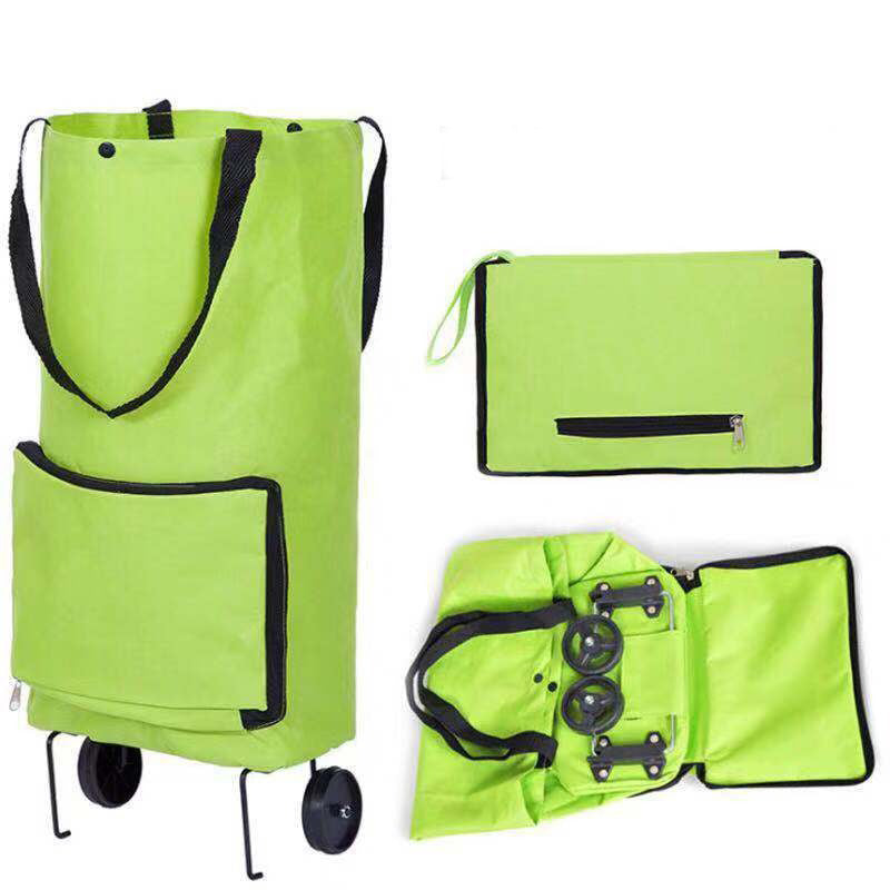 💞 50K+ VERKAUFT! ⚡🛒 Handlepose sammenleggbar grønn pose