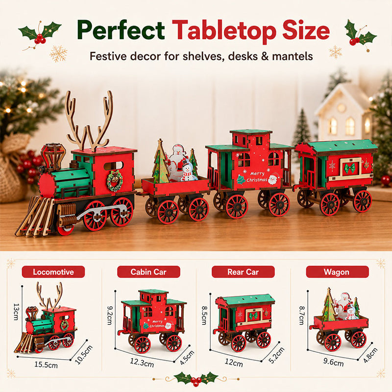 Festive DIY Train Puzzle