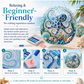 🎁🌊 DIY-Meeresperlenmalerei – Gestalte dein eigenes, einzigartiges Wandbild mit einem wunderschönen Meeresmotiv