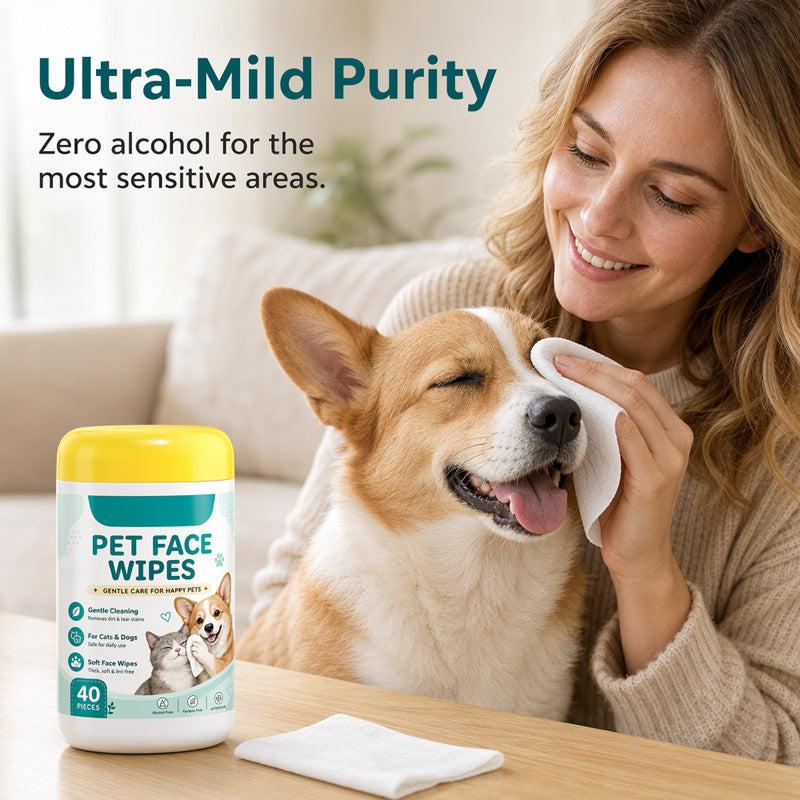 🐶 JETZT 50% RABATT! ✨ Sanfte Tücher zur Entfernung von Augenflecken bei Haustieren