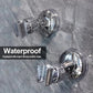 🔥🎁 2+1 GRATIS!!🥳💞 50K+ VERKAUFT! ⚡💧 Bohrfreier Duschkopfhalter – verstellbarer Saugnapf‑Brausehalter, Chrom‑Oberfläche