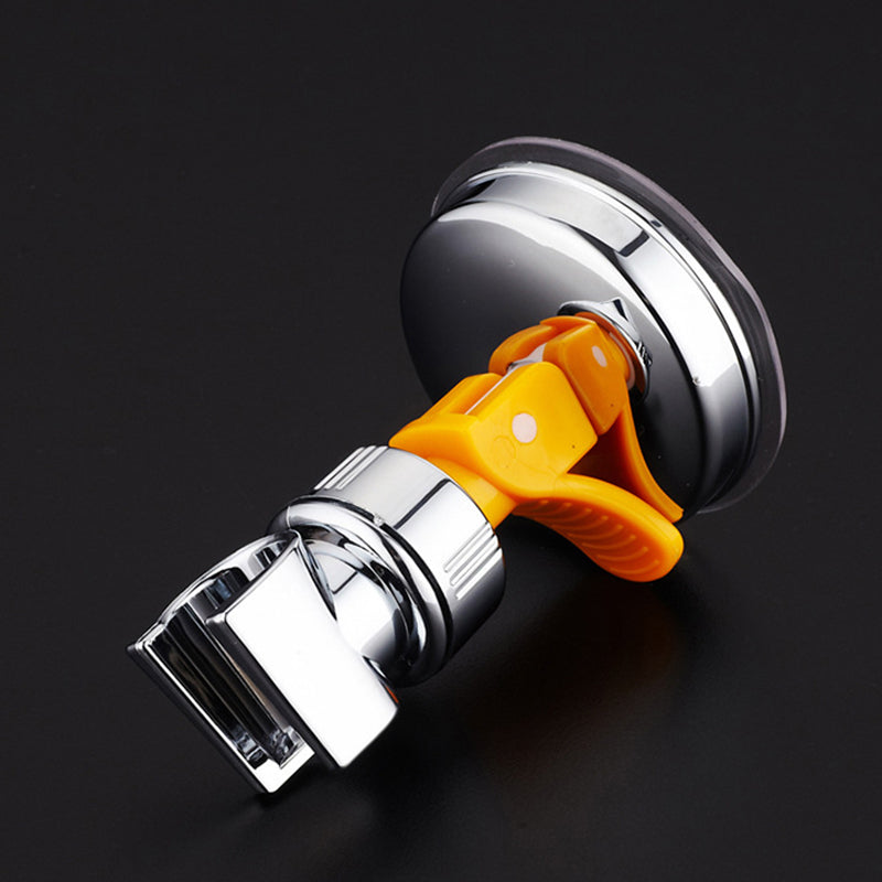 🔥🎁 2+1 GRATIS!!🥳💞 50K+ VERKAUFT! ⚡💧 Bohrfreier Duschkopfhalter – verstellbarer Saugnapf‑Brausehalter, Chrom‑Oberfläche