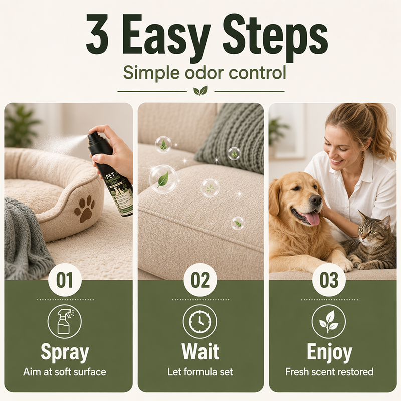 Quick Refreshing Pet Odor Neutralizer Spray