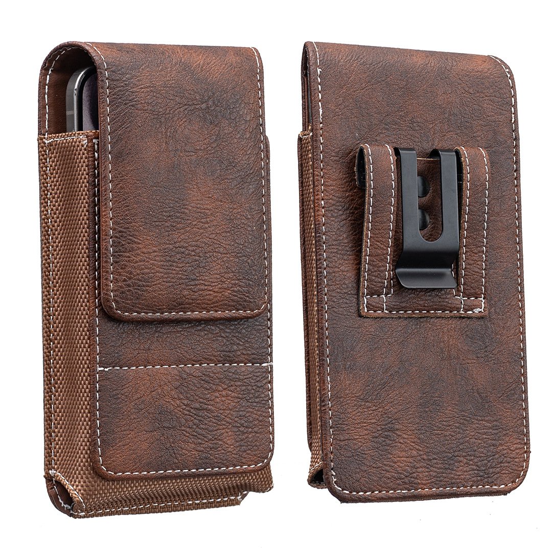 ⚡ Großer Rabatt | Gürteltasche für Smartphones 📱 Mehrfach-Tasche aus Leder mit Kartenfach
