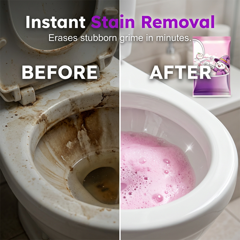 🔥🎁 1+1 GRATIS!!🥳💞 50K+ VERKAUFT! ⚡🚽Automatisch schäumendes Toilettenreinigerpulver