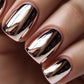 📢📢50 % Rabatt!!🥳 💞 50K+ VERKAUFT! 💎🎁 2026 Glamouröser Metallic-Spiegel-Nagellack✨