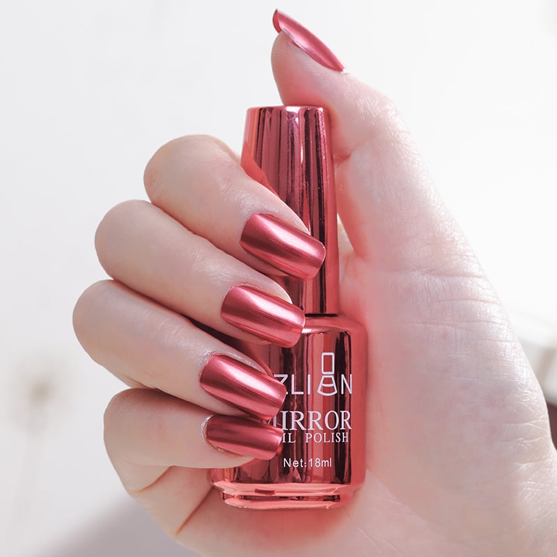 📢📢50 % Rabatt!!🥳 💞 50K+ VERKAUFT! 💎🎁 2026 Glamouröser Metallic-Spiegel-Nagellack✨