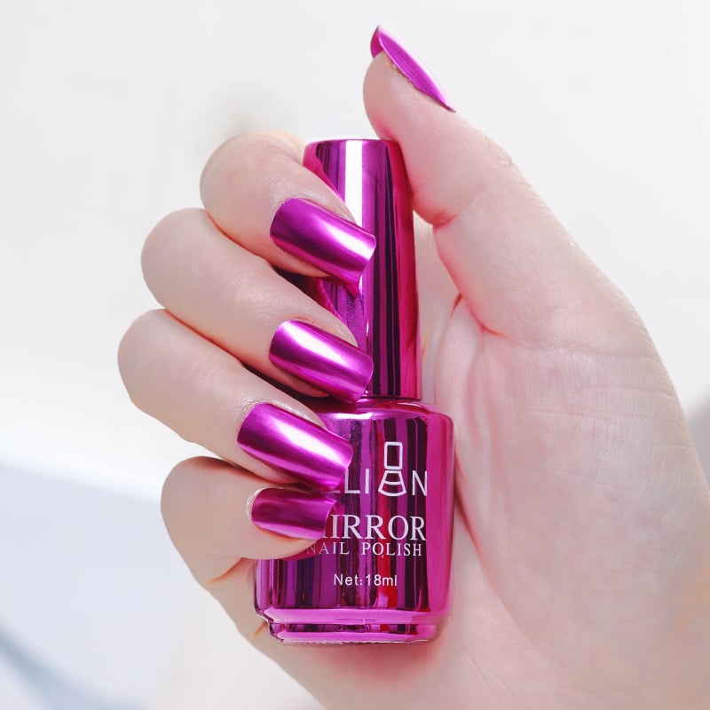 📢📢50 % Rabatt!!🥳 💞 50K+ VERKAUFT! 💎🎁 2026 Glamouröser Metallic-Spiegel-Nagellack✨