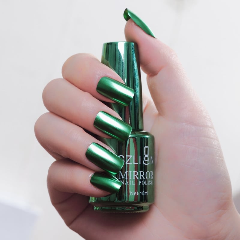 📢📢50 % Rabatt!!🥳 💞 50K+ VERKAUFT! 💎🎁 2026 Glamouröser Metallic-Spiegel-Nagellack✨