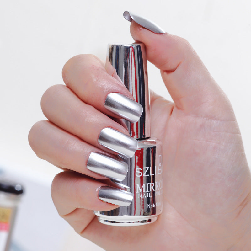 📢📢50 % Rabatt!!🥳 💞 50K+ VERKAUFT! 💎🎁 2026 Glamouröser Metallic-Spiegel-Nagellack✨