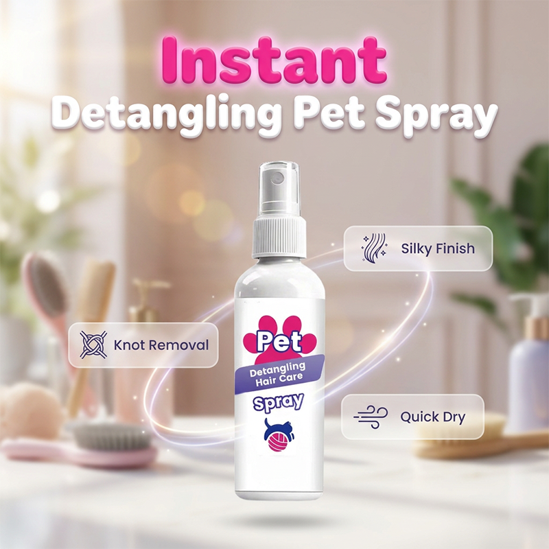 🔥🎁 2+1 GRATIS!!🥳 💞 50K+ VERKAUFT! ⚡🐾 Fellpflege‑Spray für Hunde und Katzen, pflegend, gegen verfilztes Fell, angenehmer Duft