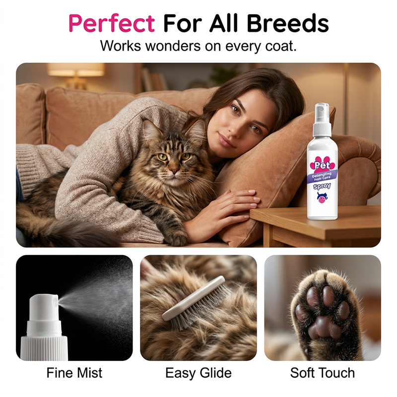🔥🎁 2+1 GRATIS!!🥳 💞 50K+ VERKAUFT! ⚡🐾 Fellpflege‑Spray für Hunde und Katzen, pflegend, gegen verfilztes Fell, angenehmer Duft