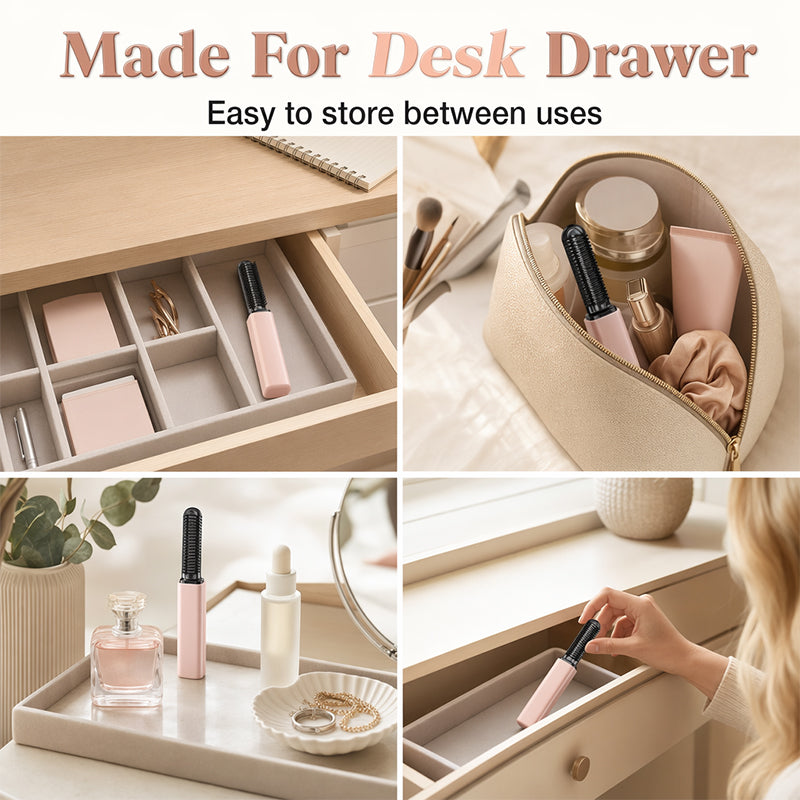 ⏳💥 Nur 3 Std. | 9,99 €!! 🔥✨Tragbarer Pony‑Styling‑Kamm – Einfaches Frisieren unterwegs