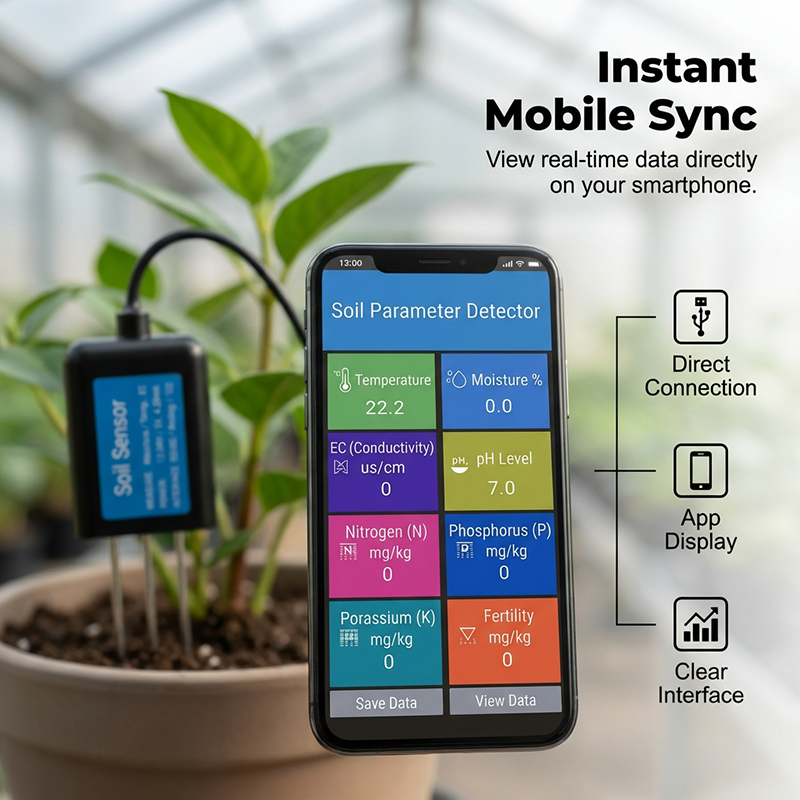 🌱📱 JETZT 50 % RABATT! 📊 7-in-1 USB-Bodentester mit App – intelligente Messwerte direkt auf dem Handy abrufen 🌿