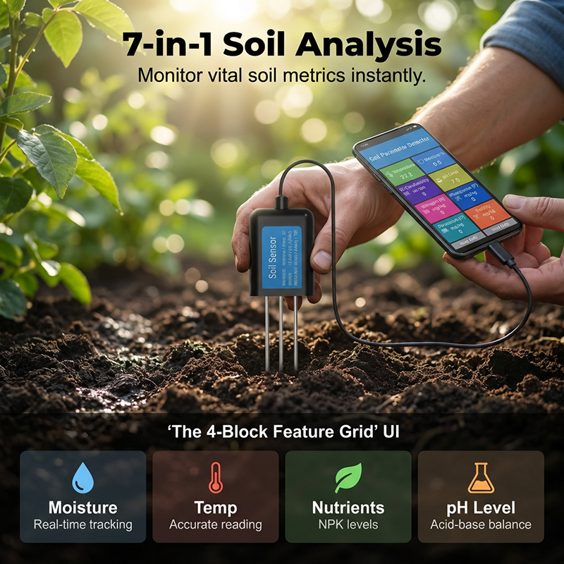 🌱📱 JETZT 50 % RABATT! 📊 7-in-1 USB-Bodentester mit App – intelligente Messwerte direkt auf dem Handy abrufen 🌿