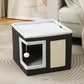 ✨50% Rabatt✨🐱 2-in-1 Faltbarer Haustierhocker mit Stauraum – Gemütliches Katzen- & Hundebett und praktischer Sitzhocker🏠