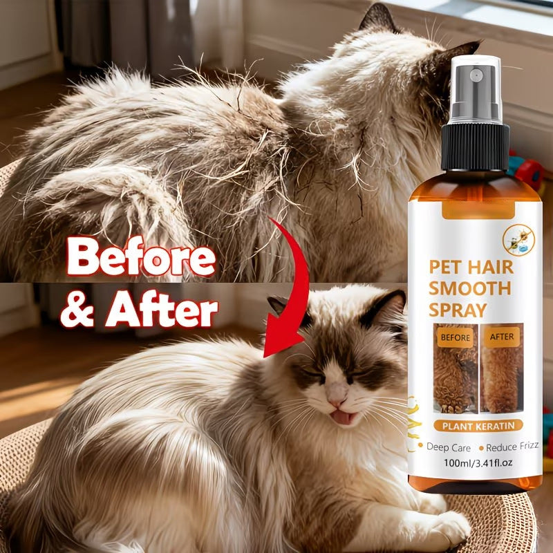 🔥🎁 2+1 GRATIS!!🥳 💞 50K+ VERKAUFT! 🐾✨ Haarentwirr‑Spray für Hunde und Katzen 100 ml, pflegend, gegen verfilztes Fell