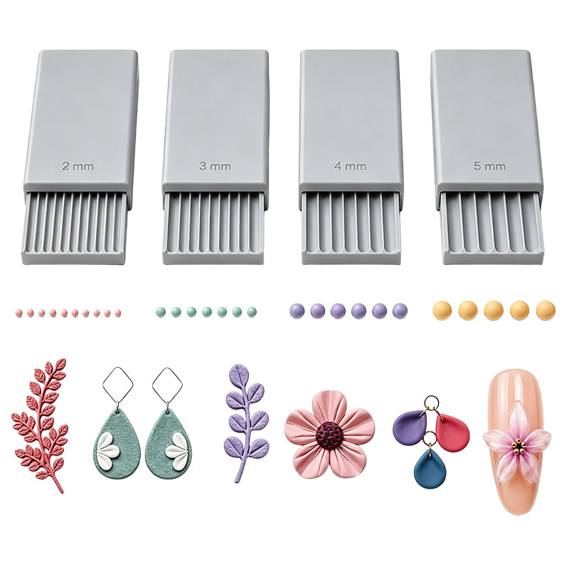 🔥🎁 2+1 GRATIS!!🥳 💞 50K+ VERKAUFT! ⚡🎨 3D-gedruckter Tonkugelformer – Perfekte Mini-Kugeln in Sekundenschnelle ✨