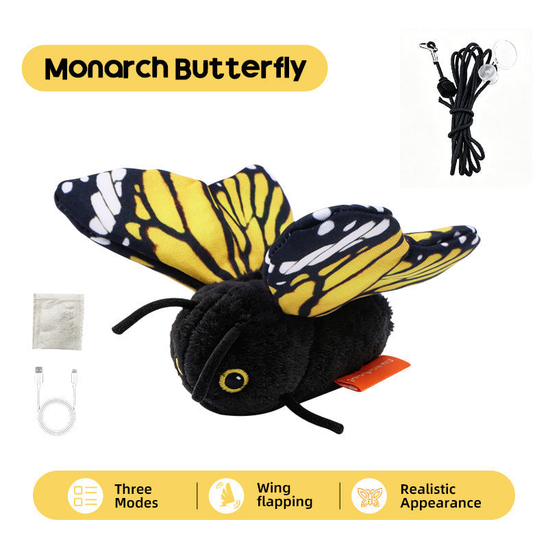 🦋🐱 Intelligentes Schmetterlingsspielzeug mit Sensor – 50 % reduziert! Bewegungsaktiviert, realistischer Flug, interaktives Spiel – unterhält Ihre Katze stundenlang. 🔥✨