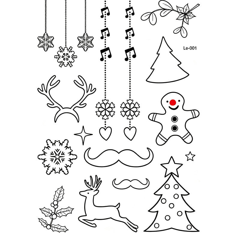 📢📢 JETZT 50 % RABATT!! ⏰Leuchtende Halloween-Tattoos für Kinder – Wasserfeste Cartoon-Glow-Sticker