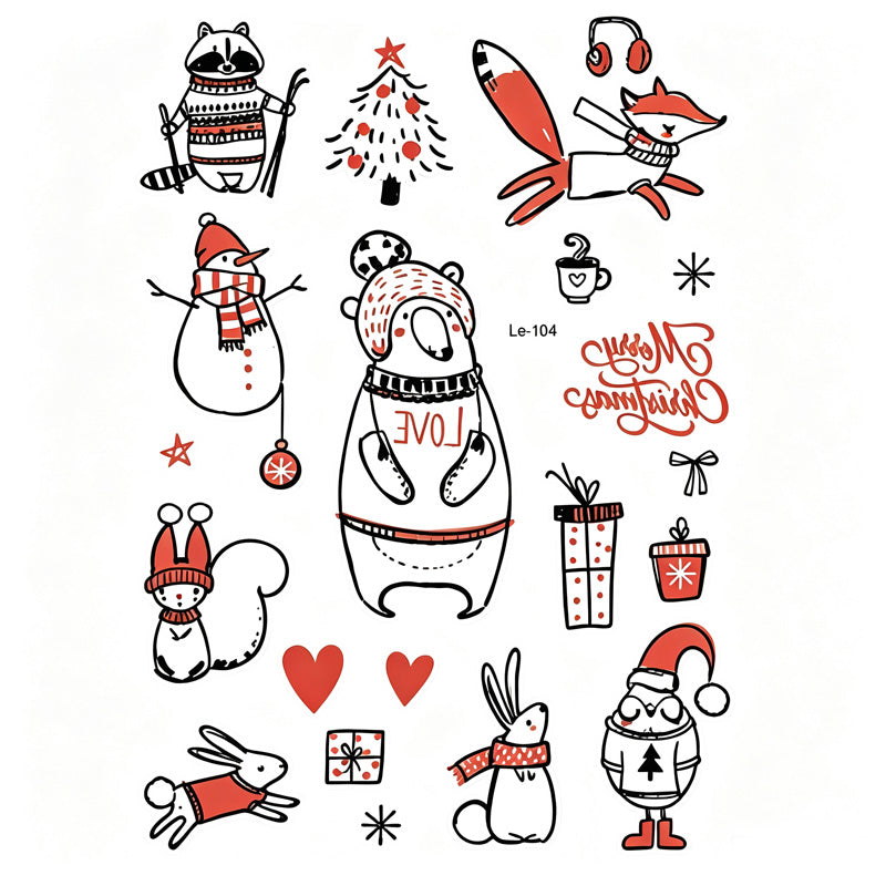 📢📢 JETZT 50 % RABATT!! ⏰Leuchtende Halloween-Tattoos für Kinder – Wasserfeste Cartoon-Glow-Sticker