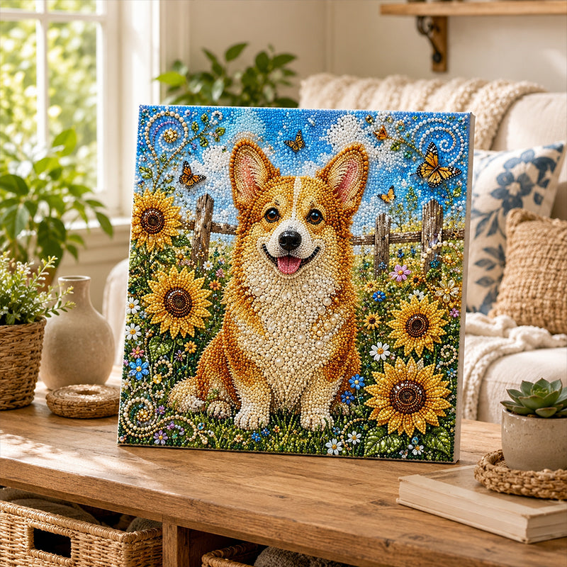 🎁💛 Highland Cow Pearl Art DIY-Set – Entspannendes Bastelprojekt zur Gestaltung atemberaubender Küstenkunstwerke (📦 2 kaufen, versandkostenfrei)