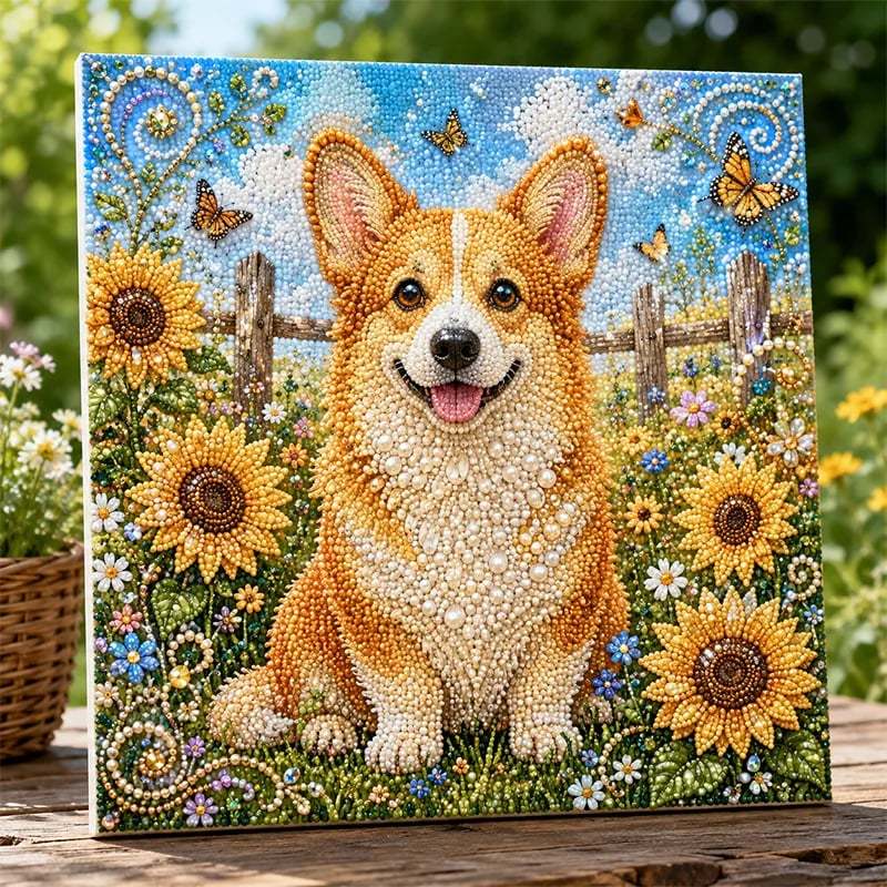 🎁💛 Highland Cow Pearl Art DIY-Set – Entspannendes Bastelprojekt zur Gestaltung atemberaubender Küstenkunstwerke (📦 2 kaufen, versandkostenfrei)