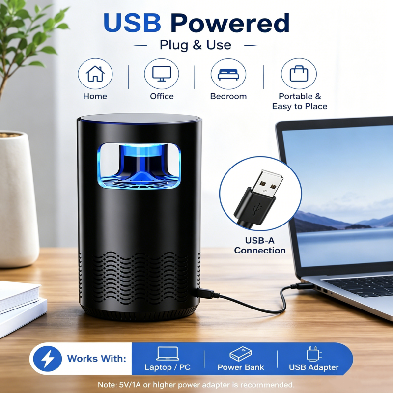 🔥50 % RABATT! 🦟 USB Mückenlampe für Innenräume!