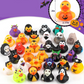🎃 Halloween-Enten-Badespielzeug – 12er-Pack gruselige Quietscheentchen für Kinder, lustiges Badespielzeug zum Süßes-oder-Saures-Spielen, als Mitgebsel und Deko 🦇🧡