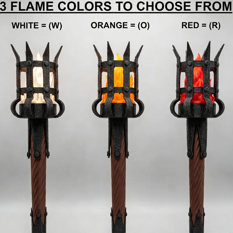 📢📢50 % Rabatt!! 🔥🕯️ Mittelalterliche Fackel-Wandleuchte im Vintage-Stil mit Flammeneffekt 🏰✨
