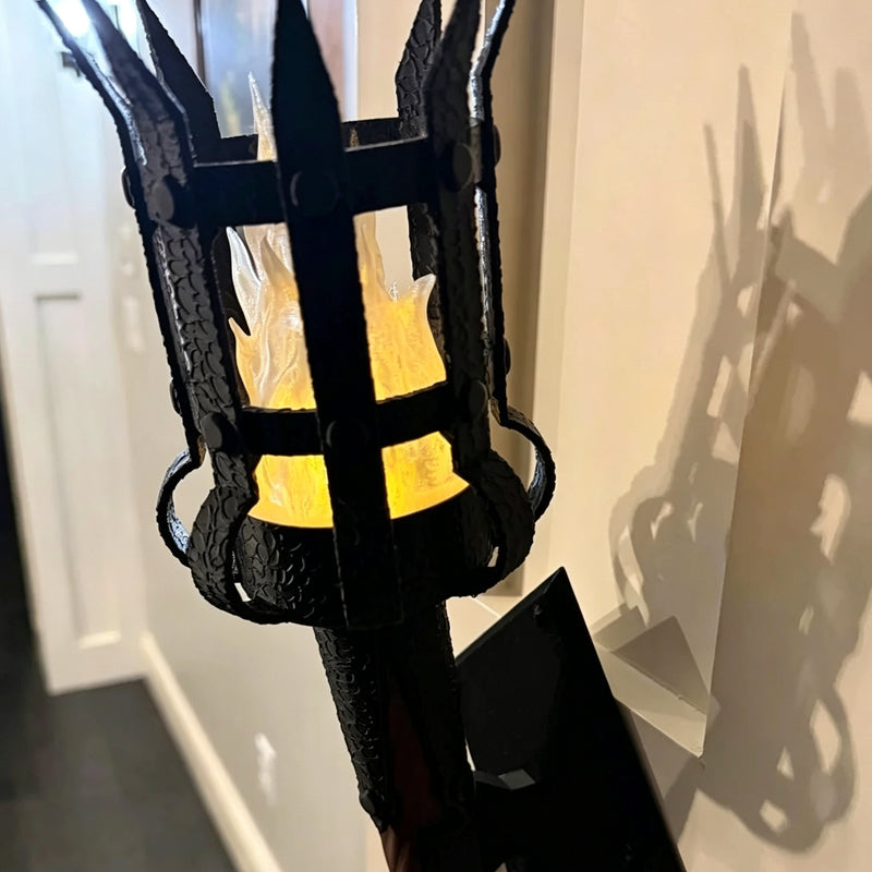 📢📢50 % Rabatt!! 🔥🕯️ Mittelalterliche Fackel-Wandleuchte im Vintage-Stil mit Flammeneffekt 🏰✨