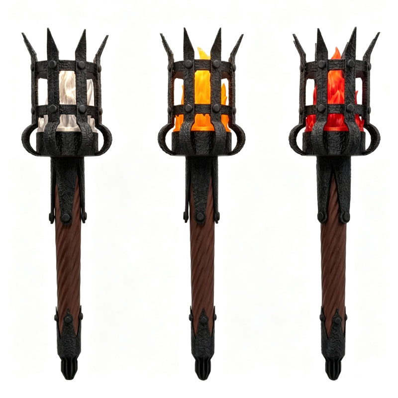 📢📢50 % Rabatt!! 🔥🕯️ Mittelalterliche Fackel-Wandleuchte im Vintage-Stil mit Flammeneffekt 🏰✨