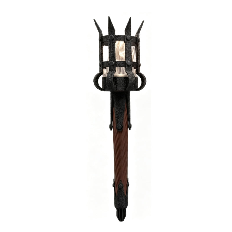 📢📢50 % Rabatt!! 🔥🕯️ Mittelalterliche Fackel-Wandleuchte im Vintage-Stil mit Flammeneffekt 🏰✨