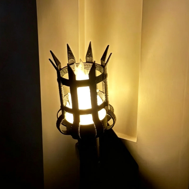 📢📢50 % Rabatt!! 🔥🕯️ Mittelalterliche Fackel-Wandleuchte im Vintage-Stil mit Flammeneffekt 🏰✨