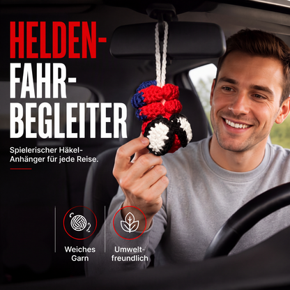 🕷️2026 Rabattaktion🔥50K+ VERKAUFT! 🕸️ Gehäkelter Spinnen-Autoanhänger