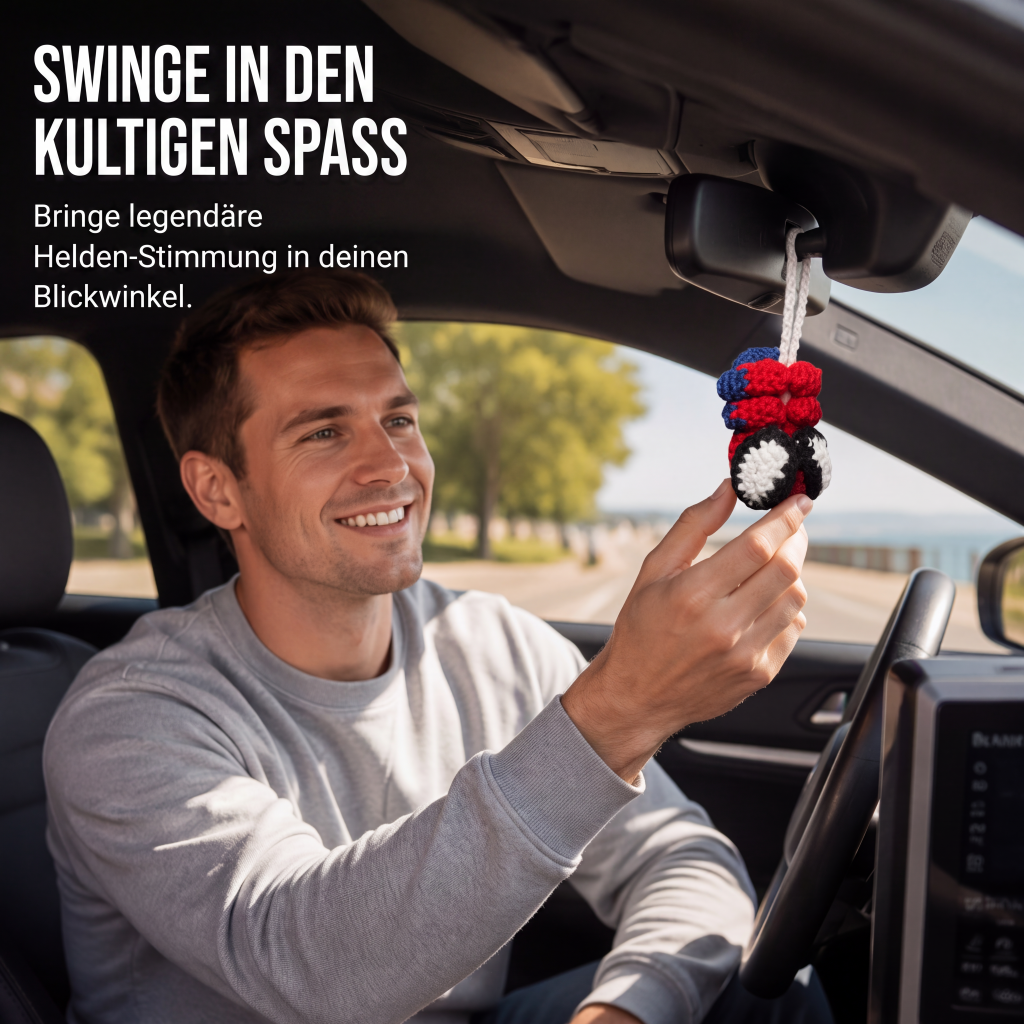 🕷️2026 Rabattaktion🔥50K+ VERKAUFT! 🕸️ Gehäkelter Spinnen-Autoanhänger