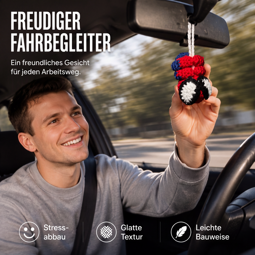 🕷️2026 Rabattaktion🔥50K+ VERKAUFT! 🕸️ Gehäkelter Spinnen-Autoanhänger