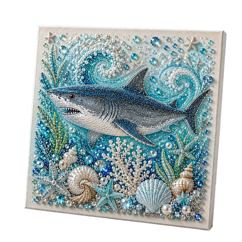 🎁🐳 Kreatives DIY-Malset “Meeresleben mit künstlichen Perlen“