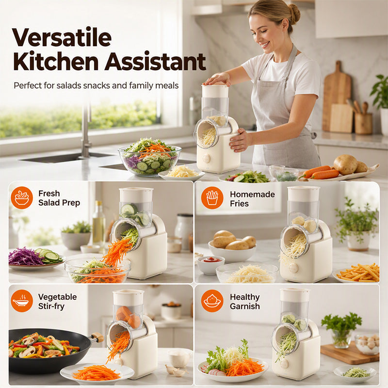 ⏳💥 50% Rabatt  + versandfrei 🎁🎁 Elektrischer Multischneider für Küche🥩🥕