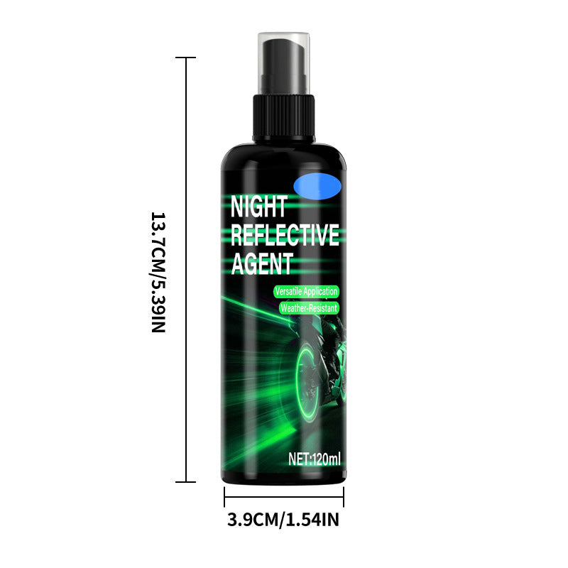 📢📢50 % Rabatt!! ✨🌙 Vielseitiges reflektierendes Nachtspray, hochwirksame Reflexbeschichtung für Kleidung, Fahrräder, Schuhe & Outdoor-Ausrüstung🚴