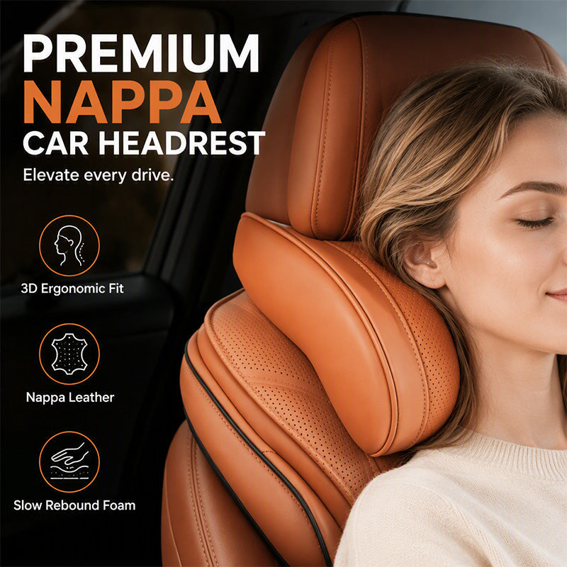 📢📢 50 % Rabatt!! 🚗💤Ergonomisches Kopfstützen- und Lendenwirbelstützen-Set für Autositze