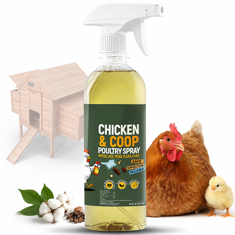 🔥🎁 2+1 GRATIS!!🥳 💞 50K+ VERKAUFT! ⚡🐔Natürliches Reinigungsspray für Hühnerställe, geruchsneutralisierend & keimreduzierend