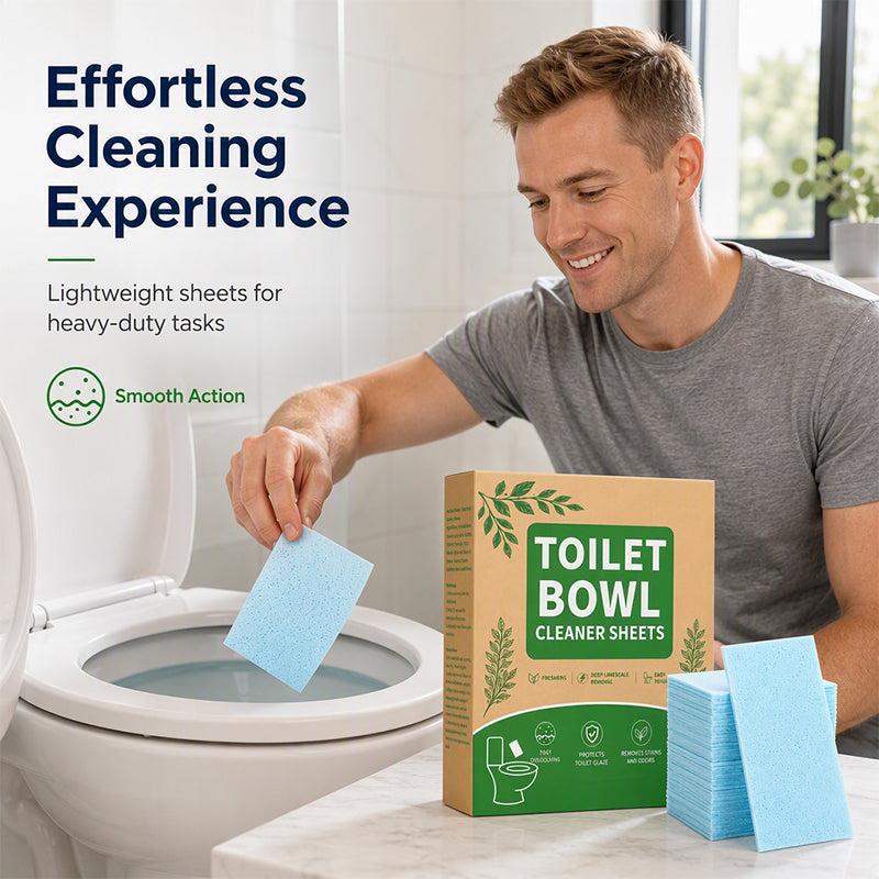 🔥🎁 2+1 GRATIS!!🥳 💞 50K+ VERKAUFT! ⚡🧼 Schnellauflösende Toilettenreiniger-Blätter 💪 kraftvoll gegen Kalk, Gerüche & hartnäckige Flecken, 120 Stück
