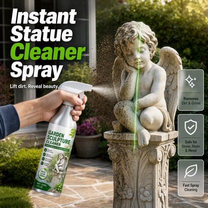 📢📢50 % Rabatt!!🥳💞 50K+ VERKAUFT! ⚡✨Kraftvolles Reinigungsspray für Gartenskulpturen – entfernt Schmutz & lässt die Oberfläche wieder frisch strahlen 🗿